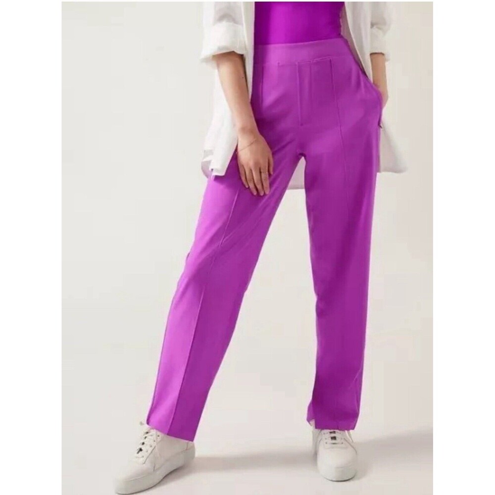 Athleta Vienna Slim Pant-Jazy Purple- Size 16 NWT $99